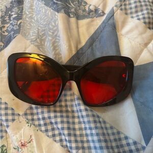 Stylish Red and Black Sunglasses